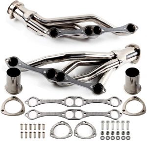 TUPARTS Shorty Headers Chevy Exhaust Manifold